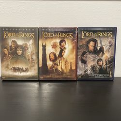 Lord Of The Rings Trilogy DVD Movie Bundle Complete LOTR J.R.R. Tolkien