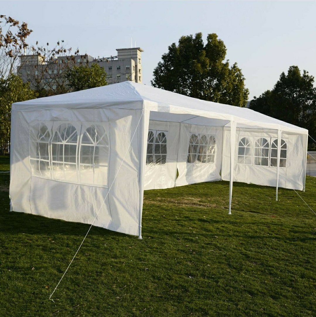 White 10' X 30' Outdoor Party Wedding NEWnever been used