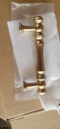 Satin Brass Cabinet Door Pull Handle