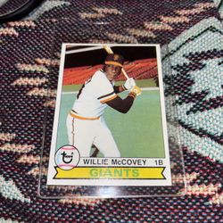 Willie Mccovey Giants Baseball Card 