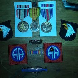 Military Patches, Medals and Pins
