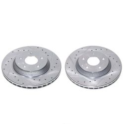 NEW Front Performance Drilled & Slotted Rotors (Pair) - 88-96 Corvette C4 (ZR1/Z51/J55)