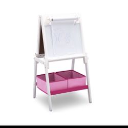Delta Children MySize Double-Sided Easel Delta Children MySize Kids Double-Sided Storage Easel -Ideal for Arts & Crafts, Drawing, Homeschooling and Mo