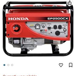 Ep2500CX Honda generator works and runs!  