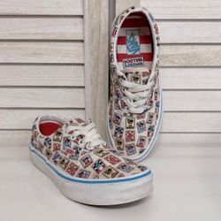 Vans Where’s Waldo Postage Stamps Kids Size 2.5