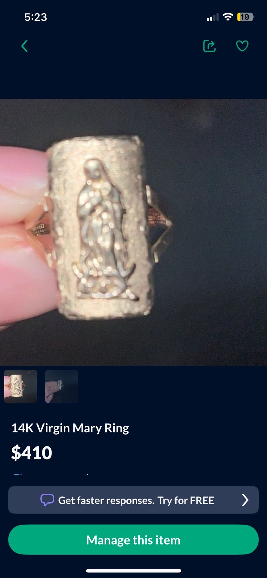 14K gold Ring