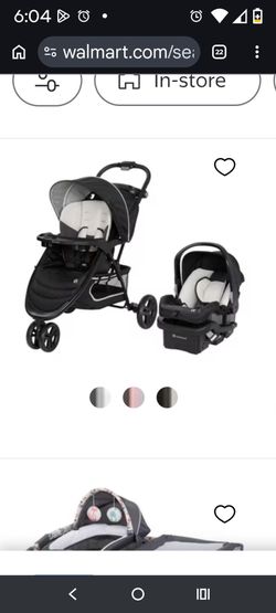 Running stroller and new Born car seat