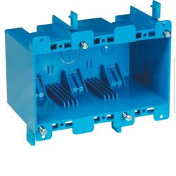 Carlon
3-Gang 55 cu. in. Electrical PVC Old Work Electrical Switch and Outlet Box (B355R)
