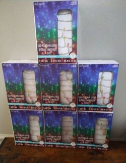 7 Boxes Of Fairy / Party Curtain Lights 3.5' x 5' Purple / Blue / Green / Yellow / Red