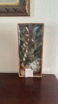 Christmas tree decor set, $15, all in box. No holds