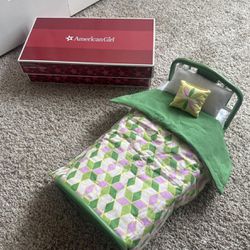 Original American Girl Bed With Accessories