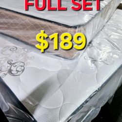 FULL SET ORTHOPEDIC $189 >> MATTRESS AND BOX SPRING 