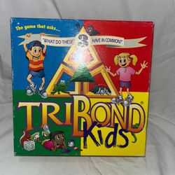 Vintage Tribond for Kids Board Family Game 1996 Complete