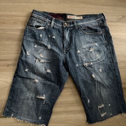 SIXTY jorts custom rips