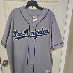 Like new! Vintage Majestic Los Angeles Dodgers MLB Baseball Jersey Size 2XL Adult