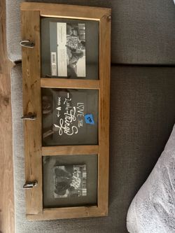 Wooden picture frame
