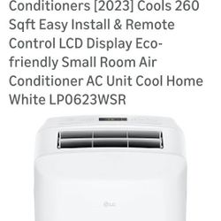 LG portable AC work great