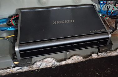 Kicker 1200.1 mono block amplifier !!
