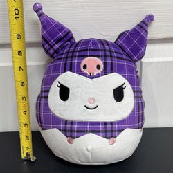 Kuromi Squishmallow Hello Kitty Plaid Series Sanrio just $5