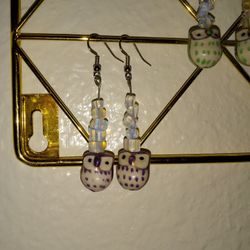 Owl Opal Earrings 