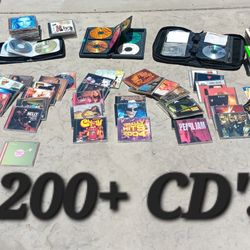 Amazing Music Collection 200+ CD's Hip-Hop, Rock, Etc!