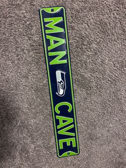 Seahawks Man Cave Sign