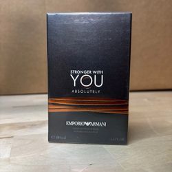 Emporio Armani Stronger With You ABSOLUTELY 3.3oz.Parfum Spray New