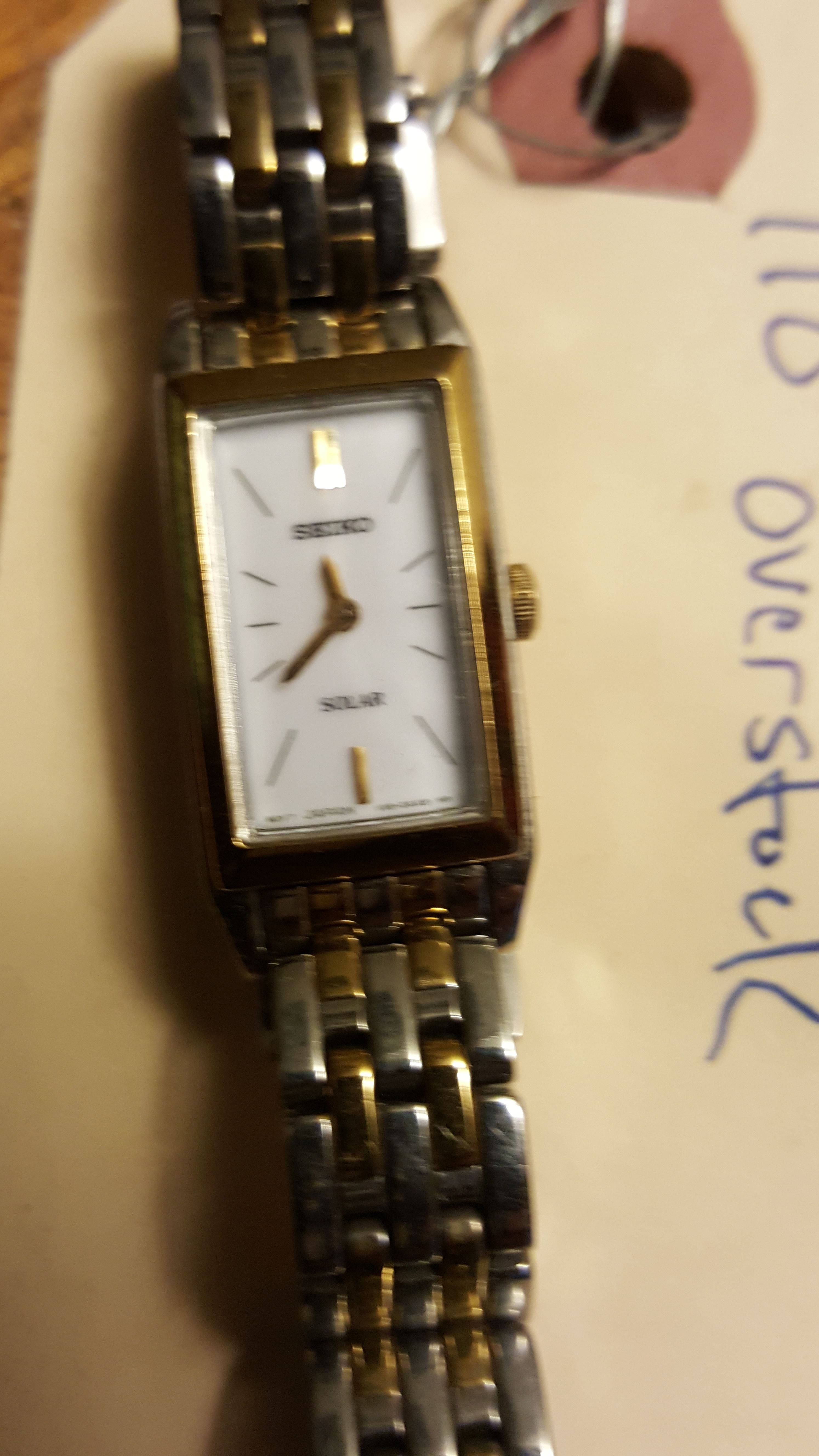 Seiko solar womens designer watch