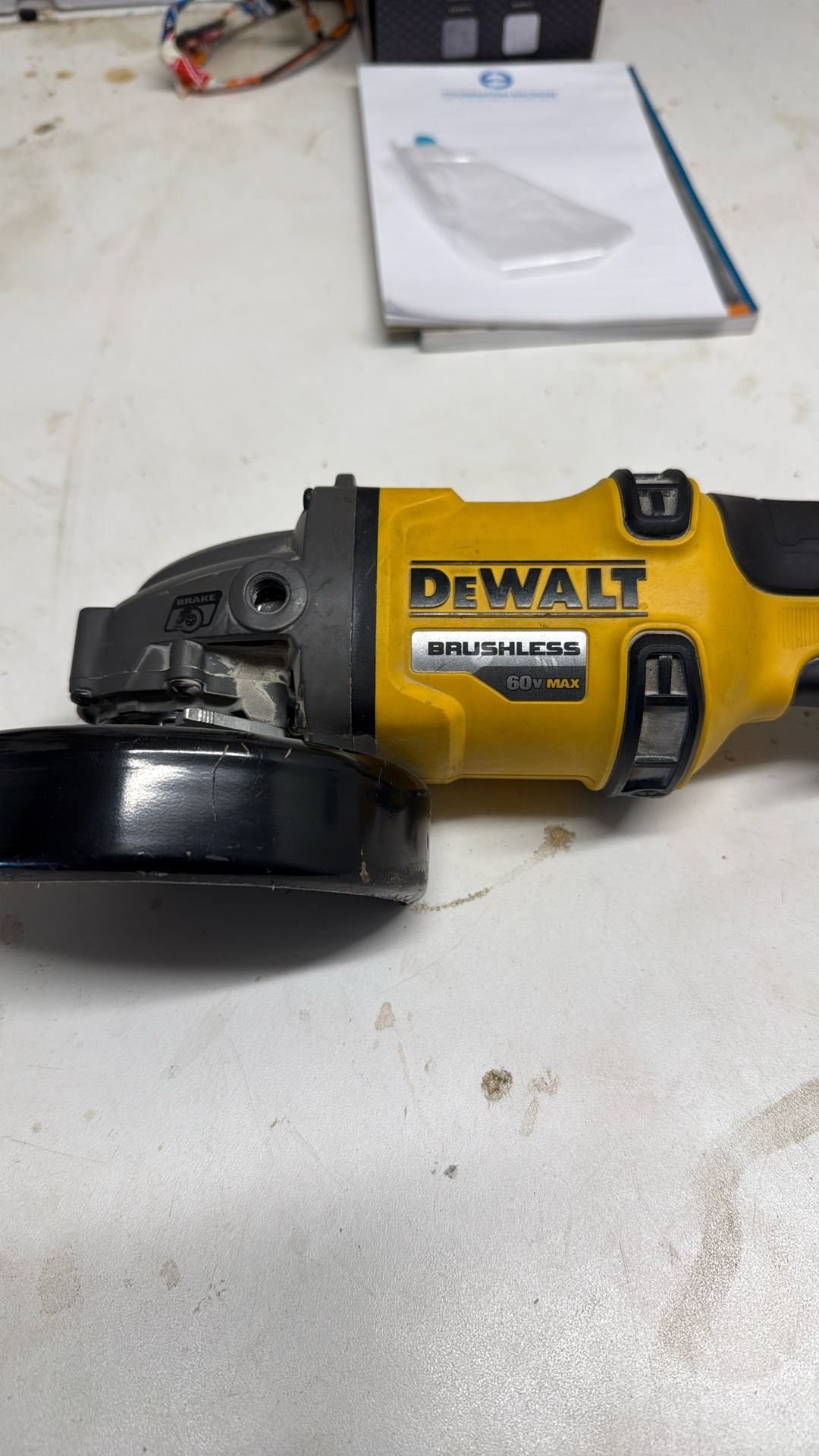 DeWalt 60V angle Grinder 4.5”-6”