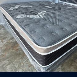 Queen Size Grey Thermal Comfort European Top MattresS