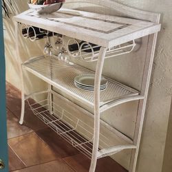 Wine Rack With Marble Top