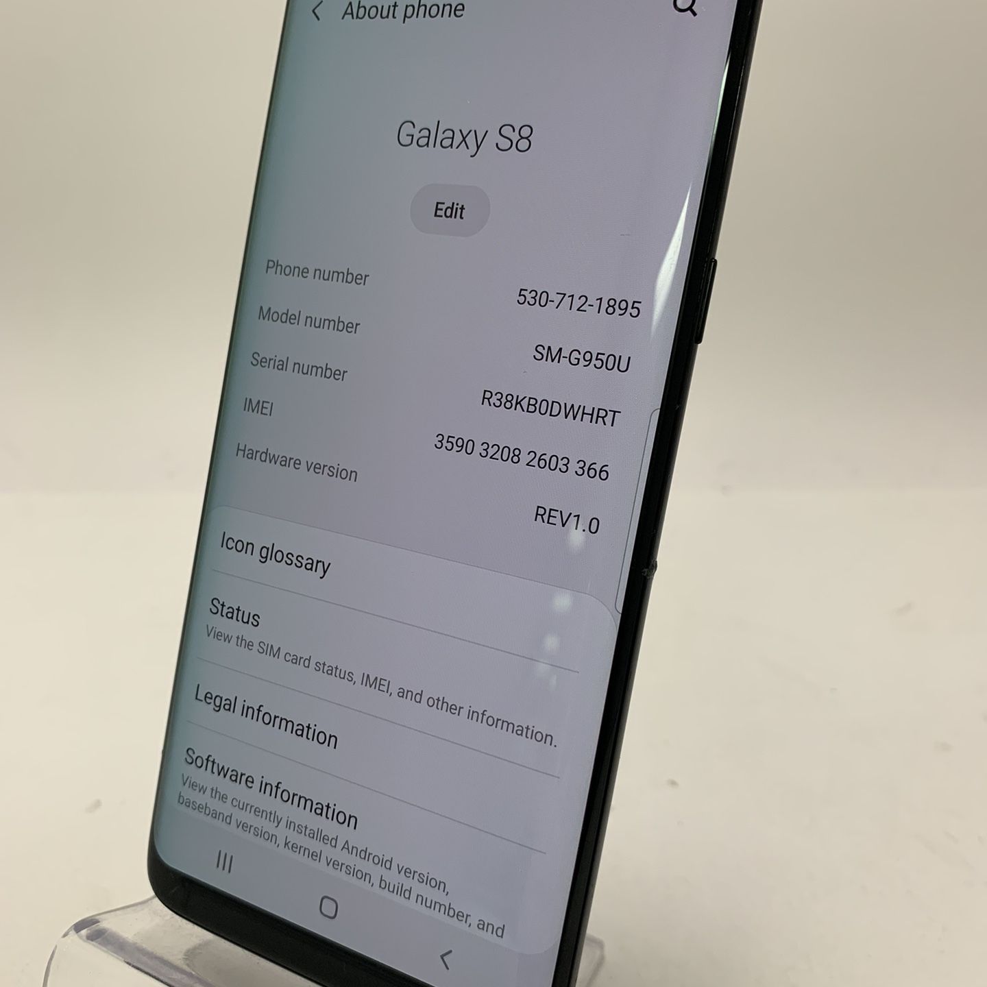 Samsung Galaxy S8 Black 64GB UNLOCKED With 30 Day Warranty 