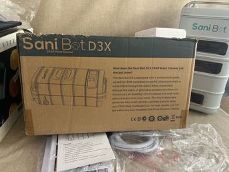 New open box SaniBot D3X CPAP Mask Cleaner