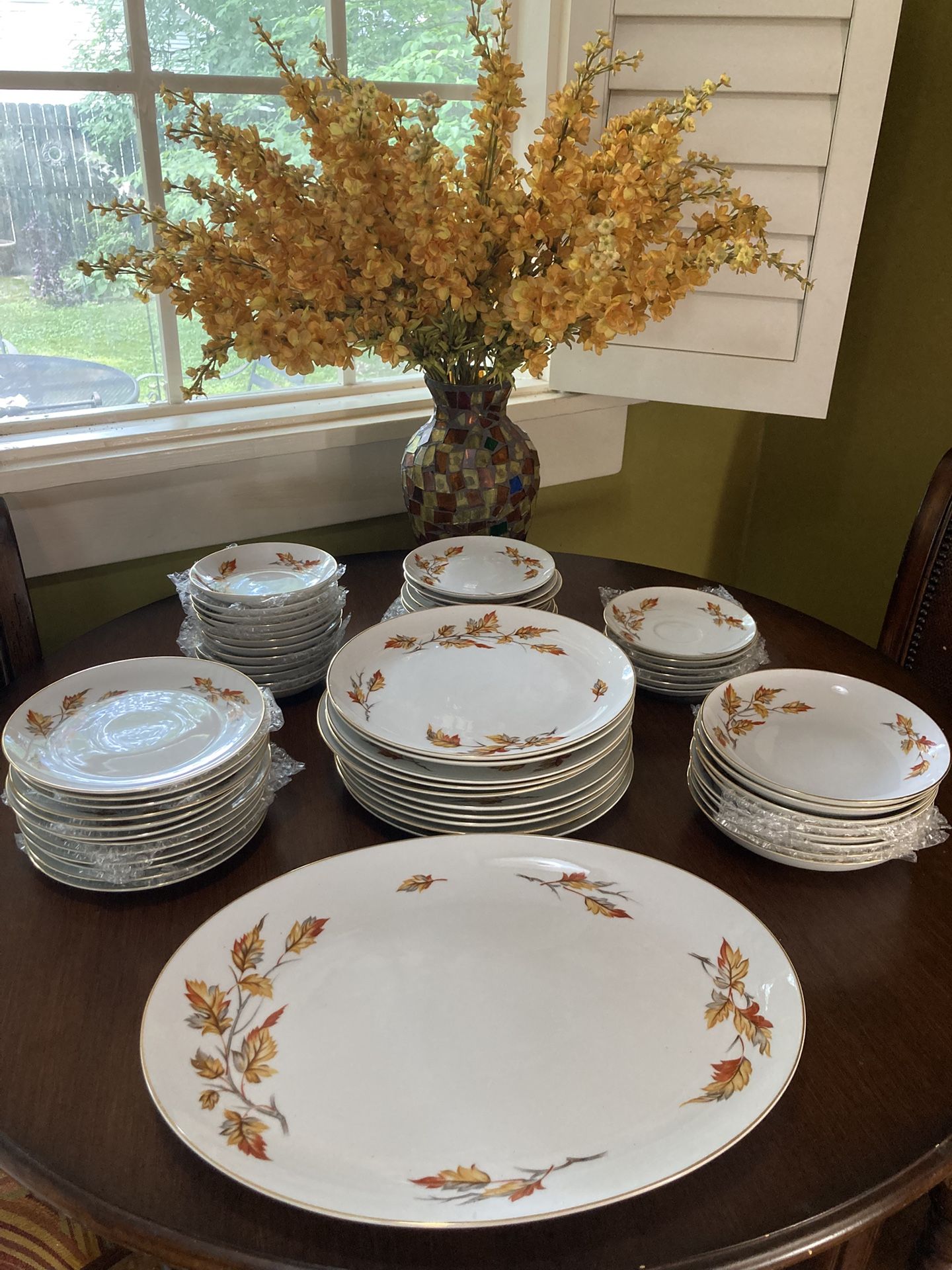 Golden Autumn Fine China by Craftsman (Japan)