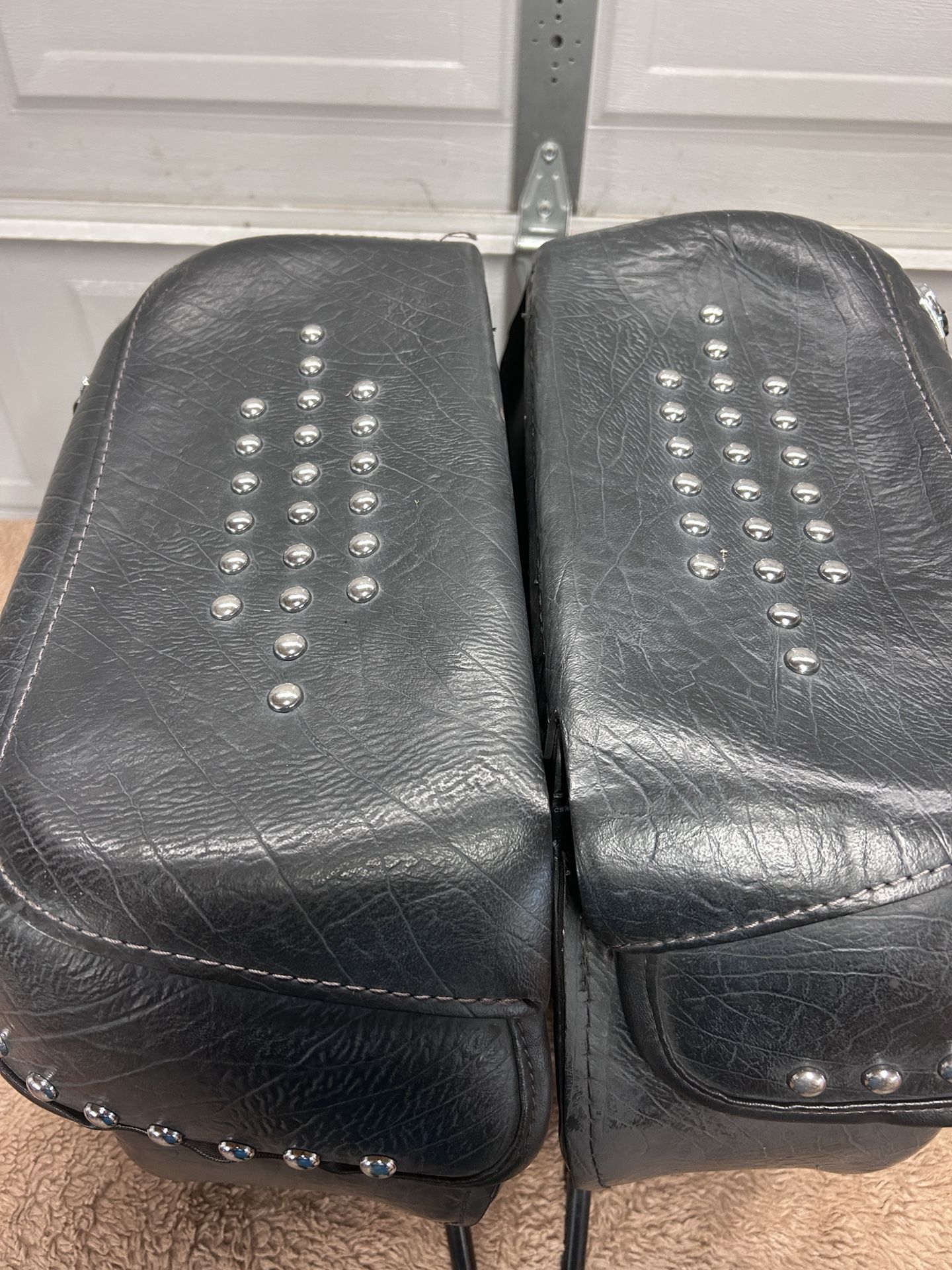 H-D Softail Leather Saddle Bags