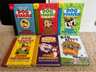 Dog Diaries and Bad Kitty Books Set of 6