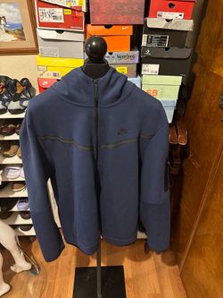 Nike Sportswear Midnight Blue Fleece Tech Hoodie