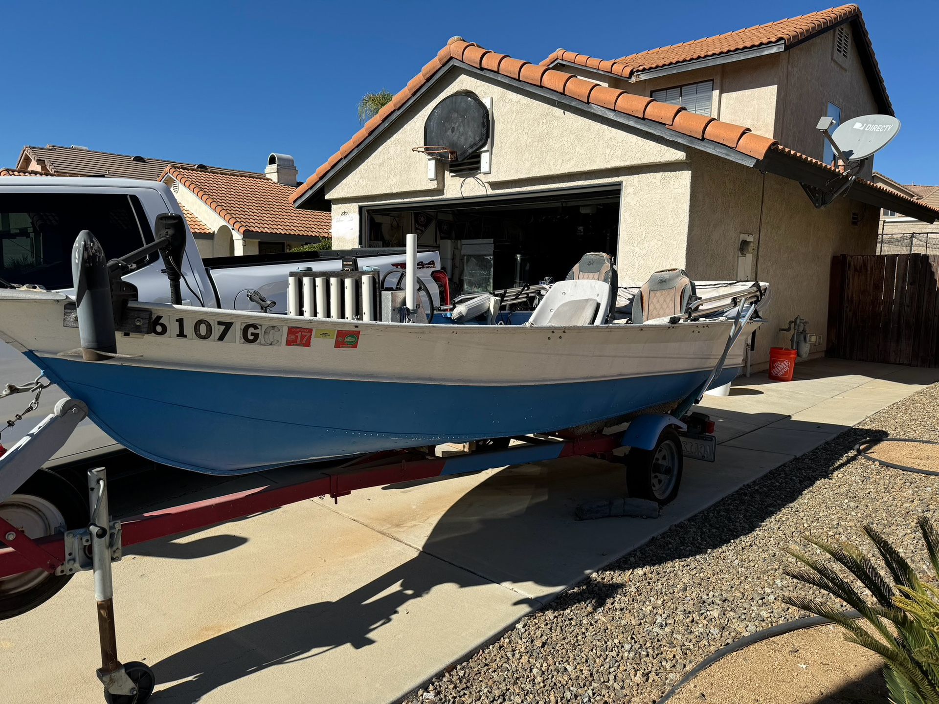 14ft Valco Aluminum Fishing Boat With Yamaha 9.9 4 Stroke