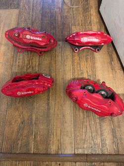 Brembo Red Brake Calipers Set of 4