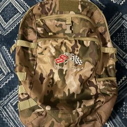 Black Flys Camouflage Rugged Backpack
