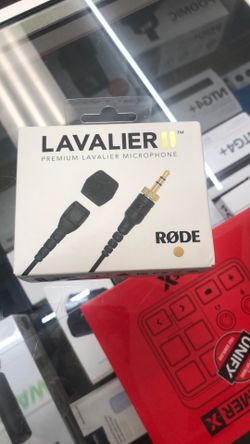 Rode Lavalier II Omnidirectional Mic Microphone Black