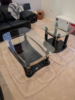 Glass Coffee and End Tables