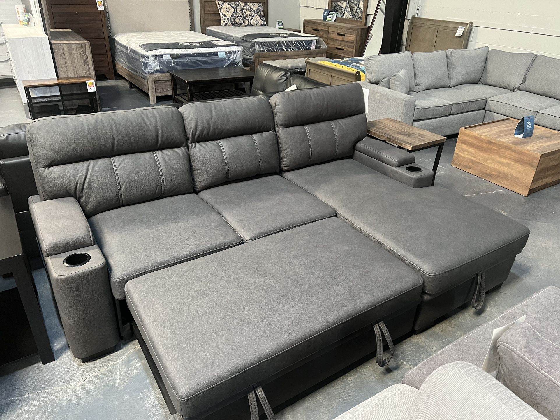 Sofa Sectional Sleeper With Storage!!!