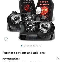 Chrysler 300 Black Headlights And Taillights 