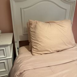 Twin Bed And Nightstand 