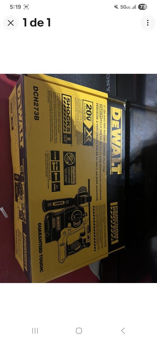 BRAND NEW DEWALT DCH273P2 COMBO KIT