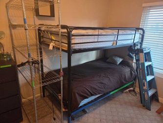 Free bunk beds and dresser and twin mattress (Alipaz)