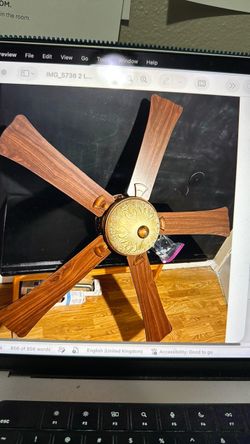 Harbor breeze 52 inch ceiling, fan, clean, complete, taped up and ready to go