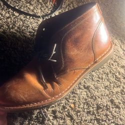 Brown Leather Boots Size 10
