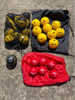 Practice/training baseballs lot